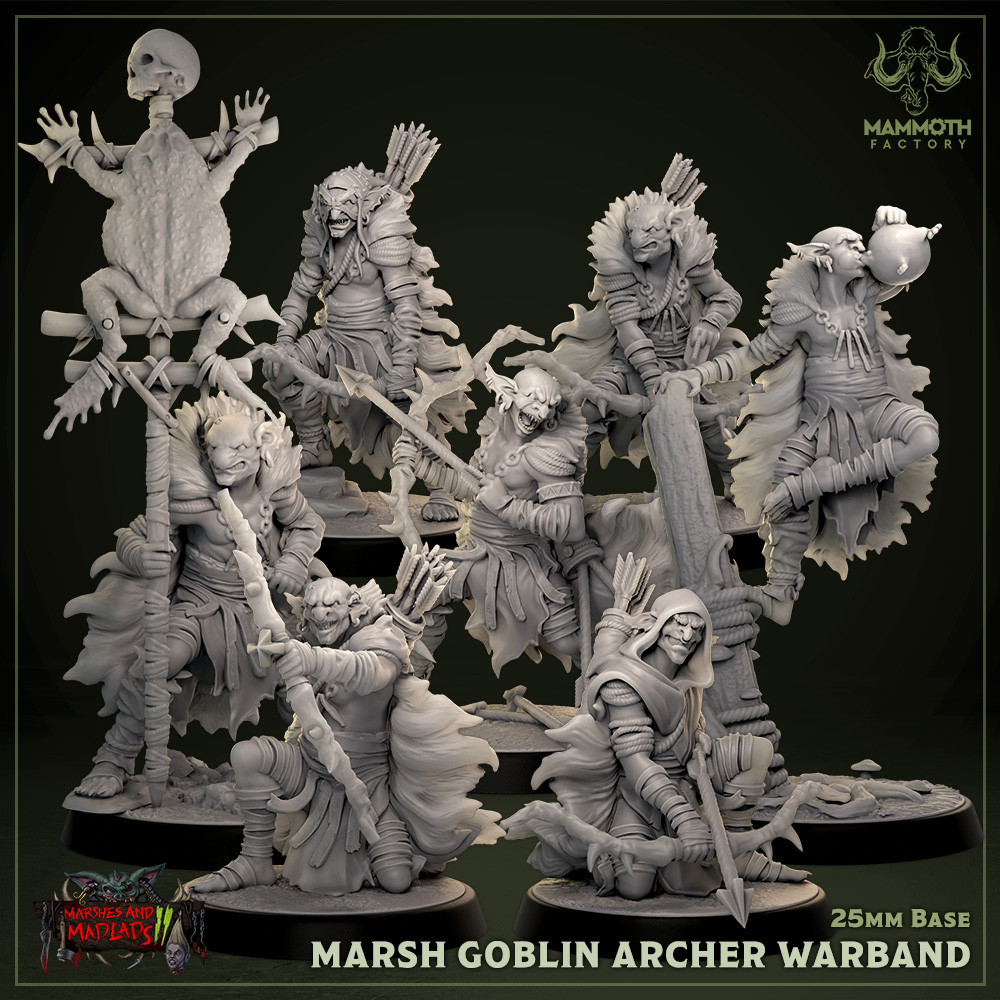 Marshgoblin Warband - Goblins (7 miniatures)